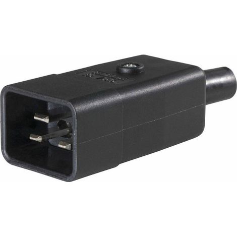 Thermoplast Gerätestecker Typ C20 230V 10A bis Leitung max. 3G1,5