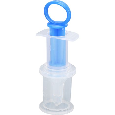 Distributeur de Médicaments pour Bébé avec Tétine en Silicone, Seringue Anti-Étouffement pour Nourrisson, Seringue Réutilisable pour Alimentation Orale (1/5)