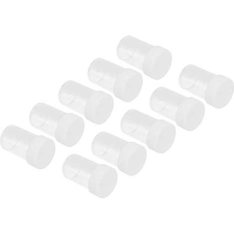 10 pots en plastique transparent pour vernis à ongles, mini contenants alimentaires vides pour poudres, herbes et échantillons cosmétiques (1/5)