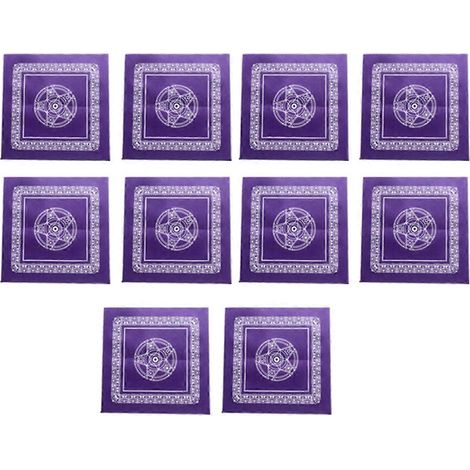 Nappe en tissu non tissée à motif de cartes de tarot style G (1/4)