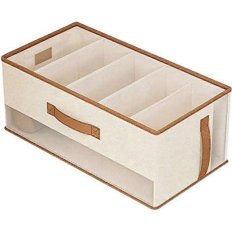 2 Handbag boîte de armoire Handbag organiseur vêtements Thick Pants Sweatshirt Shirt boîte de Compartment (1/5)