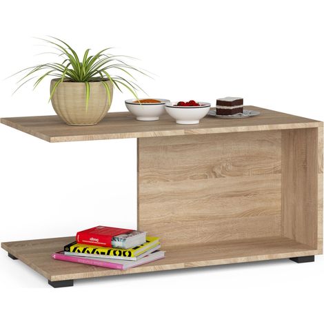 Table basse AKORD MARGO Chêne Sonoma 90 cm 90x50x45 cm (1/5)