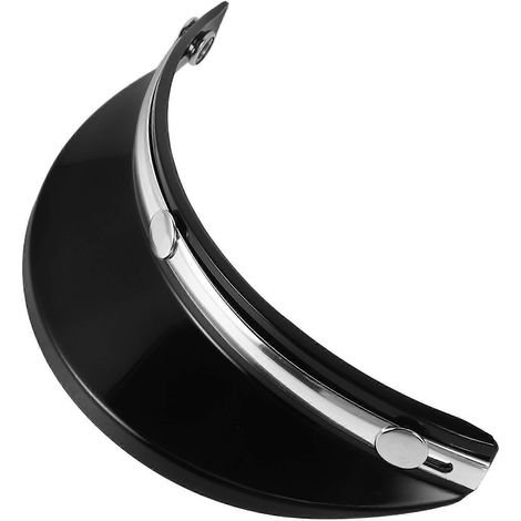 Visière de moto rétro avec protection solaire, fixation en polycarbonate, visibilité améliorée, compatible avec les amateurs de mode urbaine (1 paire) (1/5)
