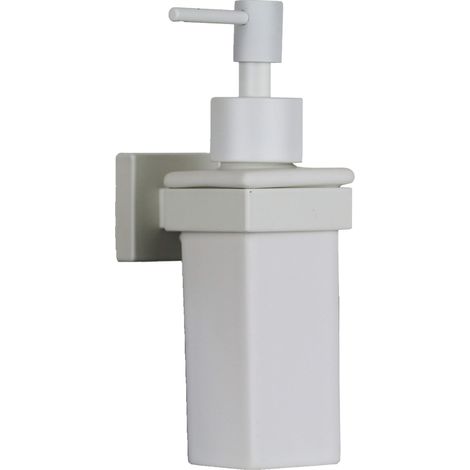 Distributeur de savon liquide à installer sur le mur Pollini Live LV1224M0 Blanc mat (1/3)