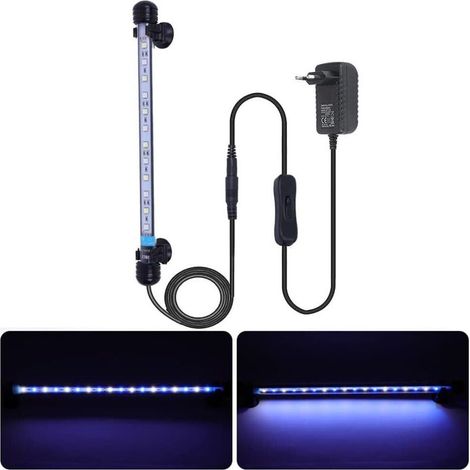 Lampe LED aquarium 28cm étanche – Éclairage SMD 5050 haute luminosité – IP68 pour immersion complète – 12V 4W à 18W (1/5)