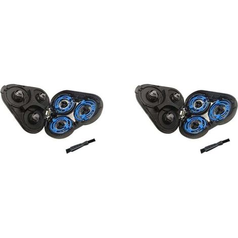 2X Assemblage de la Tête Rechange pour Les Rasoirs Series S5000 S5370 S5571 S5420 S5140 S5078 S5077 S5050 (1/4)
