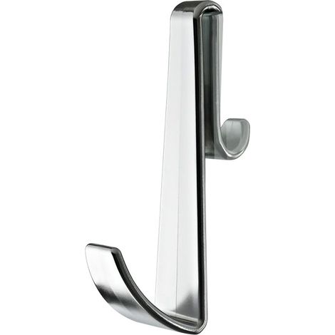Milano Bathroom Bath Robe and Towel Hook for Frameless Shower Enclosure - Chrome (1/3)