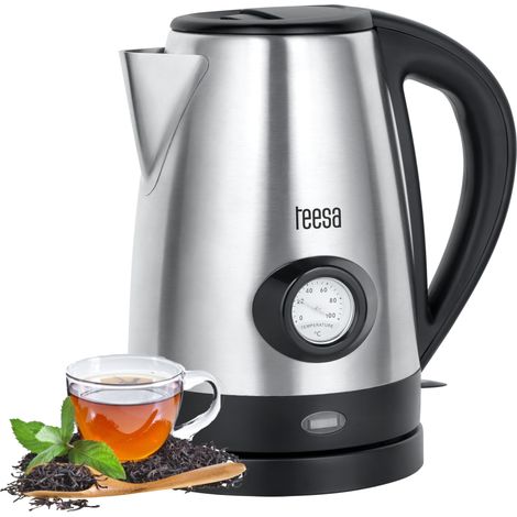 Teesa 2200W 1,7L Kabelloser Wasserkocher mit Temperaturanzeige (1/5)
