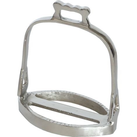 Staffe per selle portoghesi in ferro nichelato