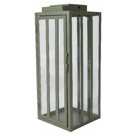 Dekorative Metalllaterne 18x18x45cm Elegante Laterne