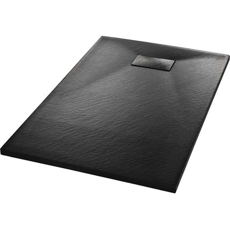 Maison Exclusive - Piatto Doccia in SMC Nero 100x80 cm (1/5)