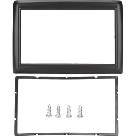 1 Façade autoradio 2DIN, cadre remplacement ABS, pour Megane 2 II 2003-2009 (1/5)