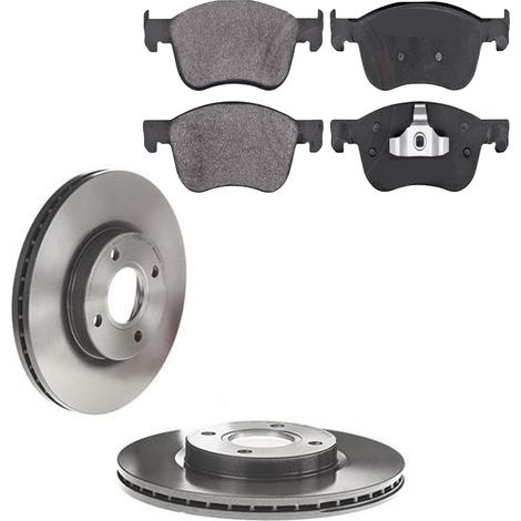 KIT FRENI ANTERIORI compatibile con FORD FIESTA VII (HJ, HF) - DISCHI + PASTIGLIE OEM: 35205 / DSK2979 , SDK6738 /SOSTITUZIONE DIRETTA/BASSA POLVERE/SILENZIOSO