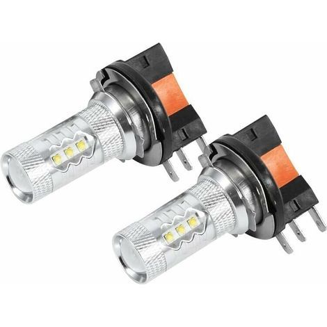 Faros antiniebla LED H15 80W3030 de alta potencia para coche (2 unidades de H15-80W) (1/4)