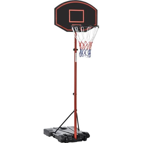 CANESTRO PORTATILE CON ALTEZZA REGOLABILE E BASE RIEMPIBILE 73 X 125 X 220 CM