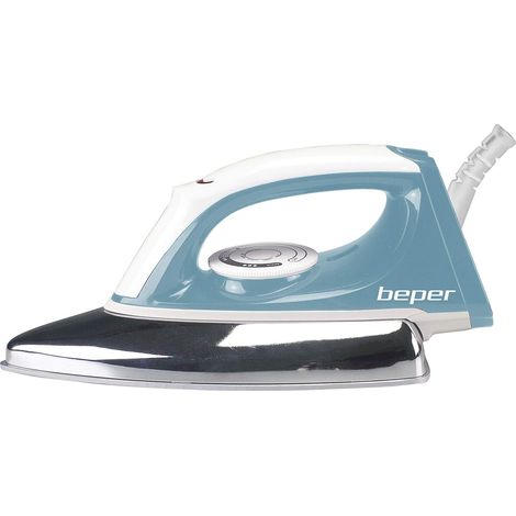 BEPER P204FER250 Ferro da stiro a secco, Ideale per tessuti delicati, Piastra antiaderente, Cavo girevole e antipiega, 1300W (1/5)