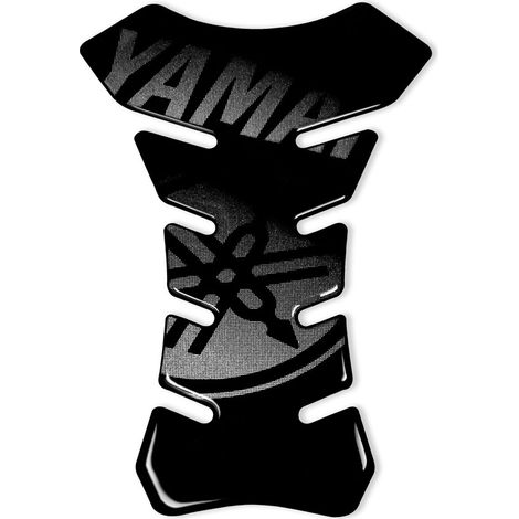 Protezione Serbatoio Adesiva 3D Racing Logo - Colore: NERO - Brand: YAMAHA