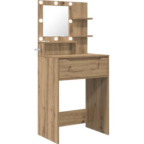 Maison Exclusive - Tavoli da Trucco per Camera da Letto Rovere artigianale