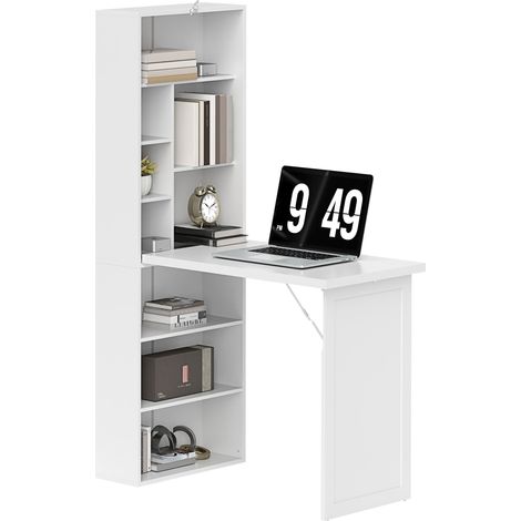 Three-Part Work Desk, with Storage and Writing Board - White (1/5)