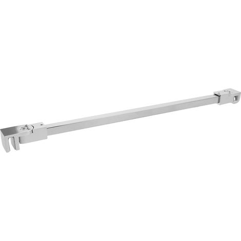 Support de porte de douche LIFKOME avec bras de support pivotant pour panneau fixe en acier inoxydable (1/5)