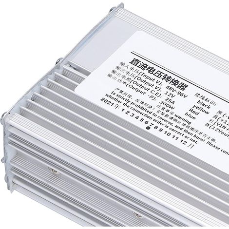 Convertisseur CC 48V-96V vers 12V 25A 300W (1/5)