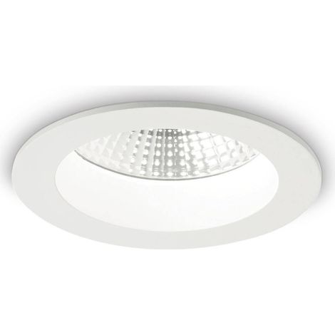 Ideal Lux Basic - Spot encastrable LED 1 lumière blanc IP44 (1/2)
