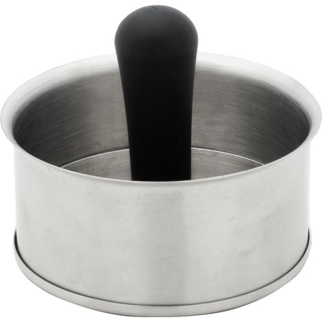 Primaster Burgerpresse Edelstahl mit Kunststoffgriff Ø 11 cm Burgerpresse (1/2)