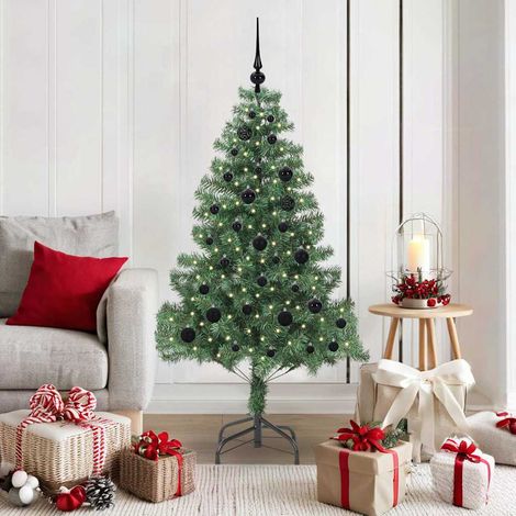 Weihnachtsbaum mit 150 LEDs mit Ständer Grün 150 cm PVC