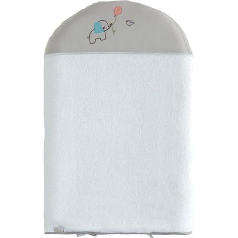 P'tit Basile - Housse de matelas à langer Bio Comme une plume 80 x 55 cm (1/2)
