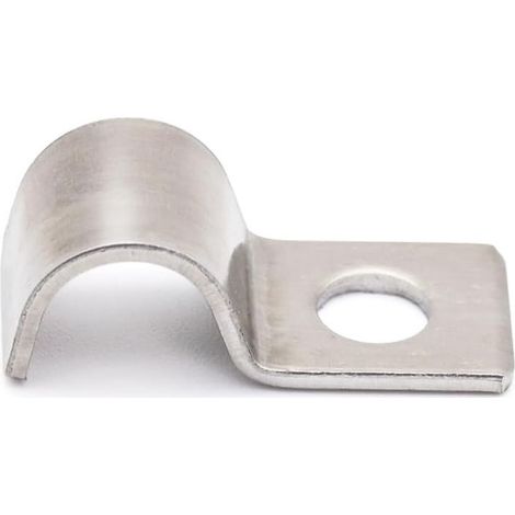 Mini-U-förmige Kabelbinder – 4 mm Durchmesser – Kabelhalterung – Edelstahl – seitliche Montagehalterung – 25er-Packung (1/5)