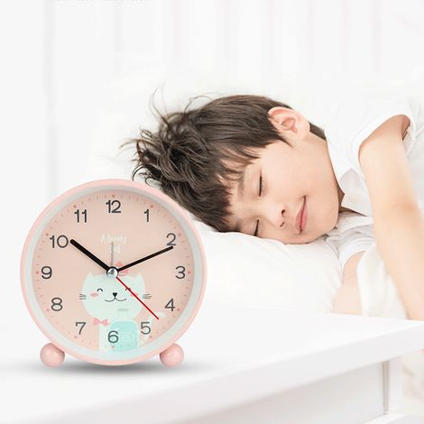Réveil lumineux pour enfants, réveil silencieux, réveil d'apprentissage, réveil avec animaux mignons pour dresser le sommeil (1/5)