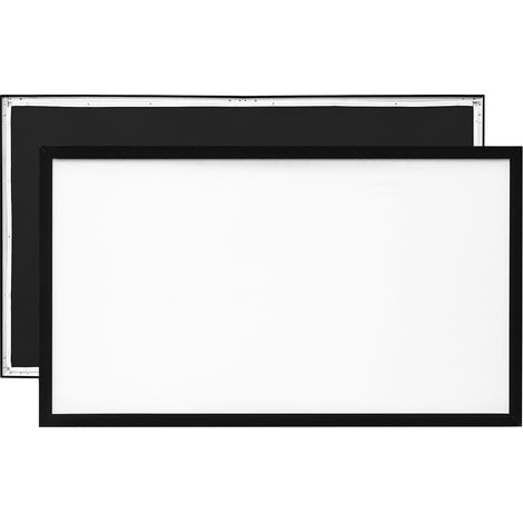 Vevor – Écran de projection 130 pouces 16:9 4K – Cadre fixe en alliage d'aluminium – Angle de vue 160° – Compatible 3D et HDTV (1/5)