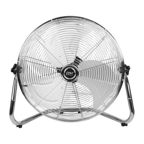 EDM – Ventilateur sur pied noir 45W – Débit d'air 1860m³/h – 3 vitesses – Pales ø30x41cm – Pour environnements industriels