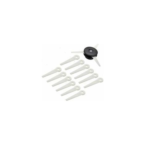 Tête de débroussailleuse + 12 lames de coupe pour STIHL POLYCUT 6-3 FS38 FS40 FS45