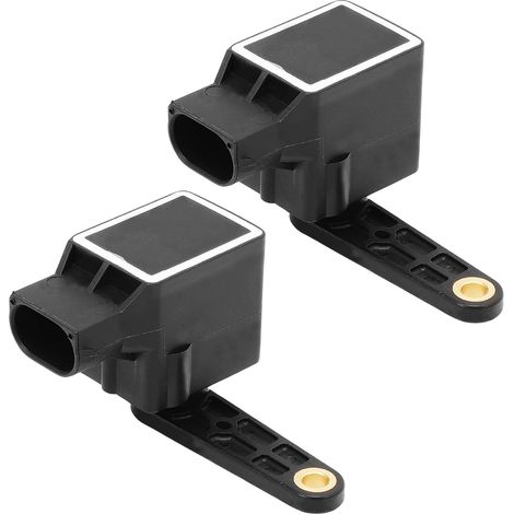 Lot de 2 capteurs de niveau arrière compatibles avec les modèles 3 E46, Série 5 E39, E60, E61, Série 7 E38 E65 E66 E67 X3 E83 X5 E53 M3 E46 M5 E60 E61 Z4 E85 E86 89 tous les moteurs Capteur (1/5)