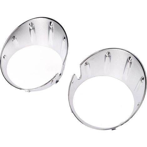 Lot de 2 baguettes encadrement phare antibrouillard auto 51117248791 gauche droite pour Cooper Base 2 portes cabriolet 2014-2015 (1/5)