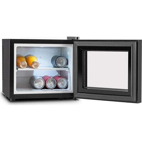 Klarstein – Mini réfrigérateur 10L – Système thermoélectrique Peltier – Silencieux 30 dB – Température réglable 10-18°C – Éclairage LED intérieur (1/4)