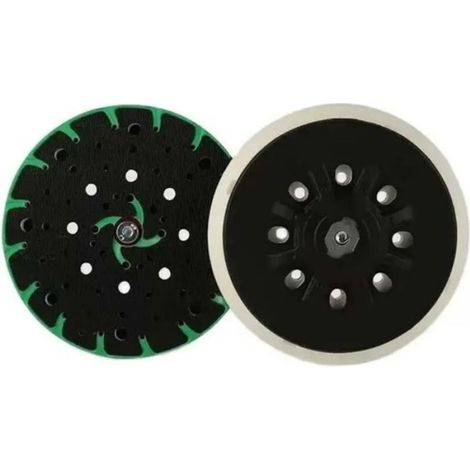 Tampon De Ponçage - 150 mm - 49 Trous - Épaisseur 12 mm - Pour Polisseuse À Sec - 1 Pièce (1/4)