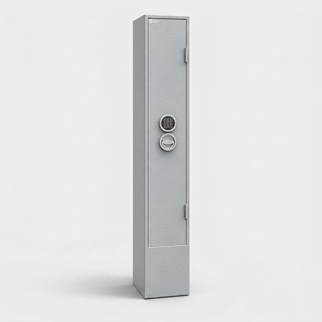 Armadio blindato portafucili con serratura elettronica Siegen S1 92 - Grigio chiaro (1/4)