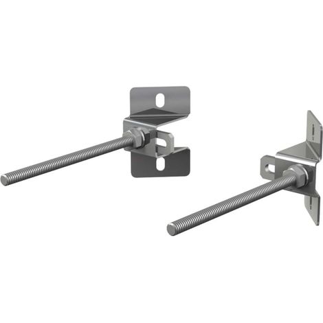 Alca - Adaptador para montaje en esquina, acero inoxidable M918 (1/2)