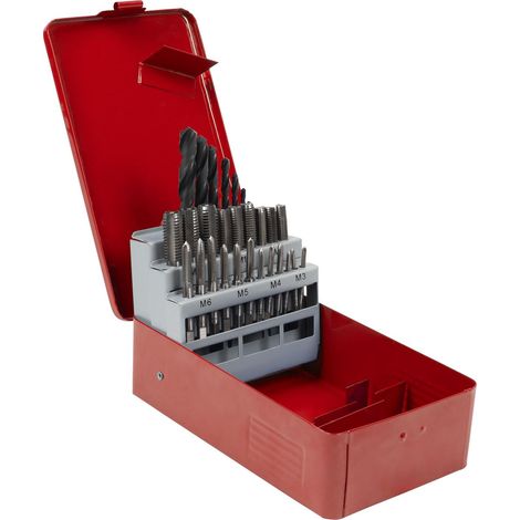 Sealey Metric Tap & Drill Bit Set 28pc (1/5)