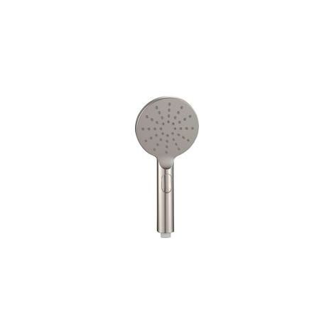 Pommeau de douche rond pour salle de bain en nickel brossé laiton doré 3 jets Mode (1/4)