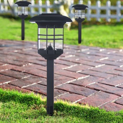 Solarbetriebene LED-Gartenleuchte, IP65 wasserdicht, dekorative Außenleuchte für Garten und Hof, weißes Licht (1/5)