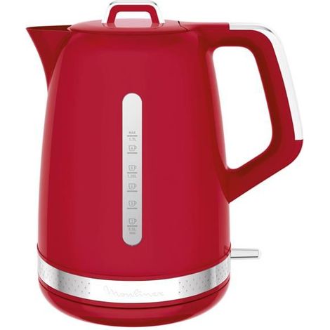 bouilloire 1.7 l rouge - soleil - by320510 - moulinex