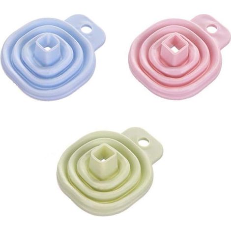 CCYKXAEntonnoir en Silicone Pliable Huile Lait Liquied Entonnoir de Cuisine Outil Multi-Fonctions Perles Peinture Diamant Pratique Container Outil (1/5)