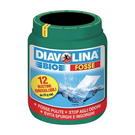 DIAVOLINA BIOFOSSE FACCO - 12 BUSTINE GR 25- 6 pezzi