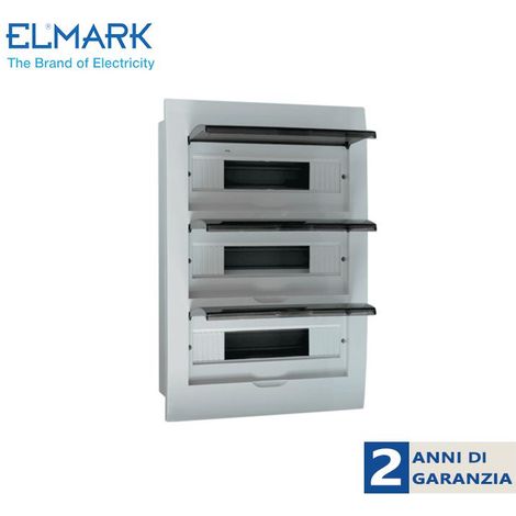 CENTRALINO A 3X12 VIE MONTAGGIO INCASSO IP40