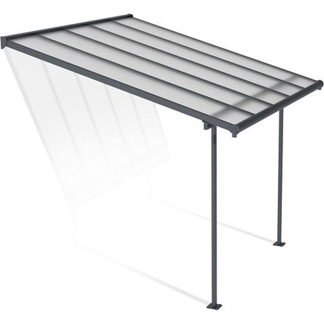 Canopia Sierra Marquesina Pérgola De Aluminio 3X3.05 m Gris (1/5)