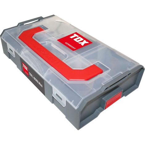 L-Boxx Mini, boîte de tri compacte et claire pour vis + chevilles, adaptable individuellement + empilable, en plastique alimentaire + résistant au lave-vaisselle, 094900601 (1/4)