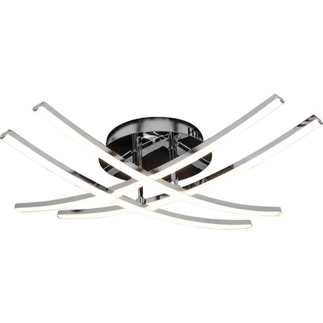 LÁMPARA de TECHO APP398-C MODERNO LED 4-PUNTOS de LUZ 58X58CM